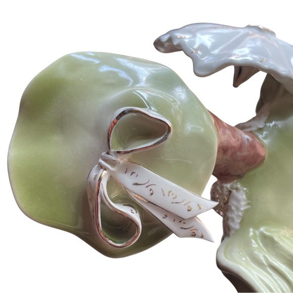 Florence Ceramics “Amber” Porcelain Figurine Moss Dress Lace Bodice vintage ‘57 - Picture 4 of 15